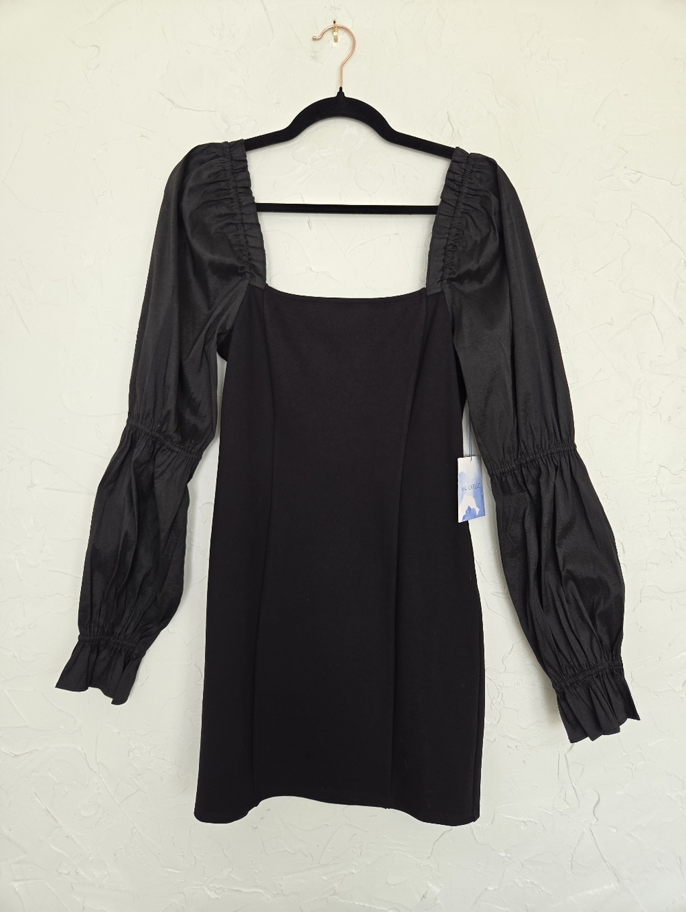 NWT Majorelle Revolve Black Dove Long Sleeve Dress, S - Picture 2 of 10